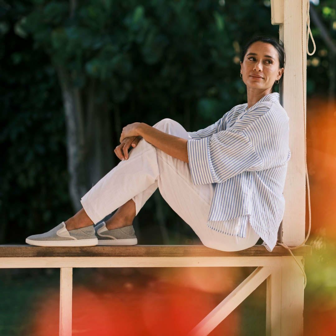 Olukai Pehuea Breathable Slip-On Sneakers - Tapa | Women Sneakers