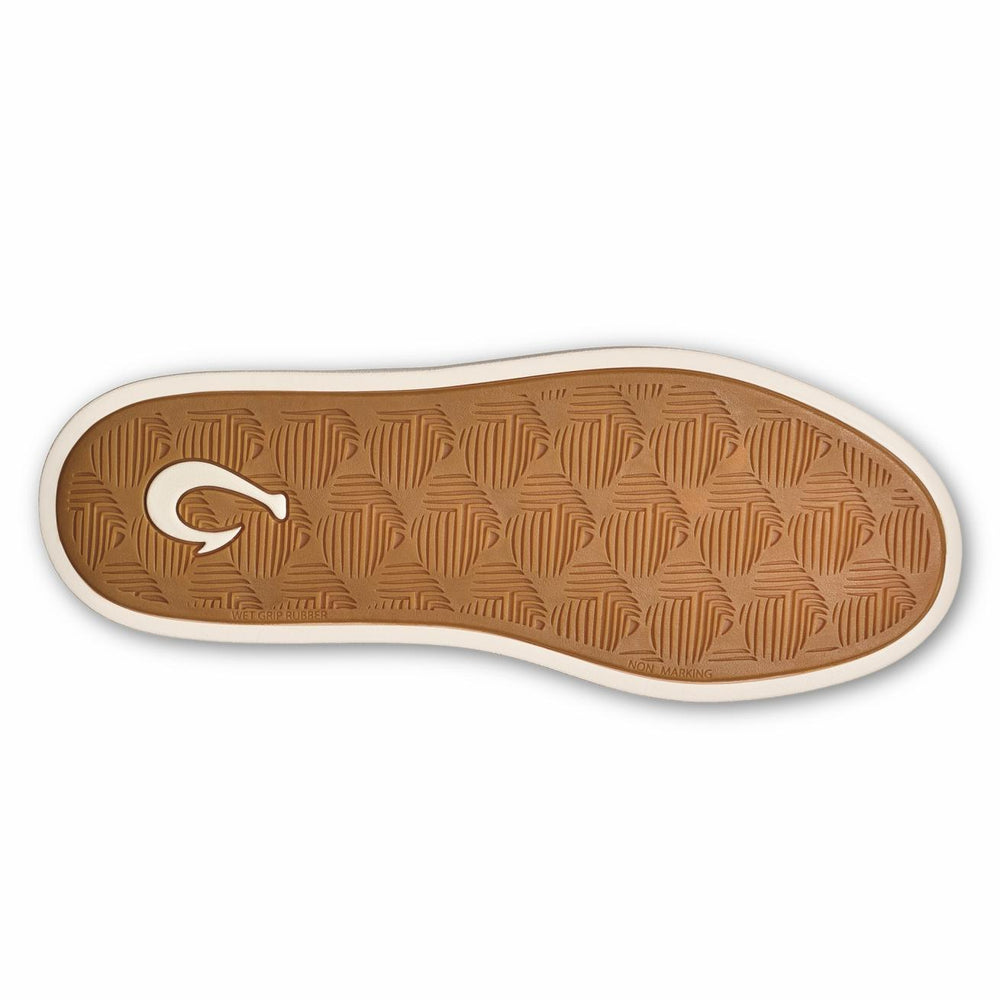 Olukai Pehuea Luxe Suede Shoes - Toasted Coconut | Women Slip-On