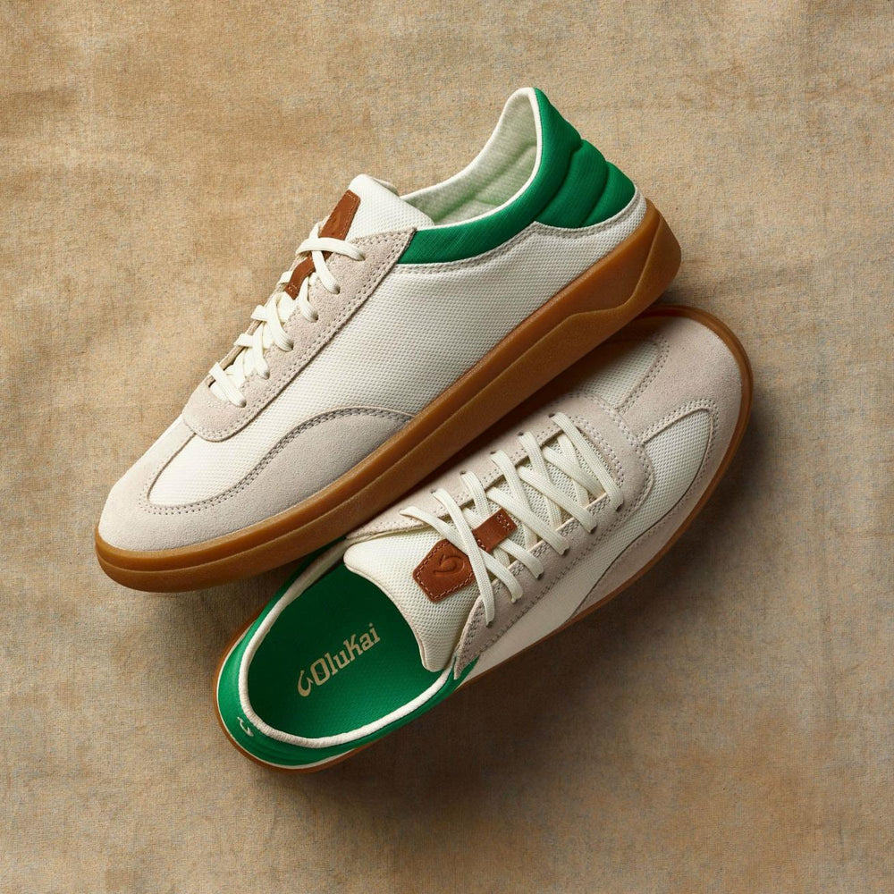 Olukai Pūnini Sneaker Shoes - Off White / Bamboo | Men Sneakers