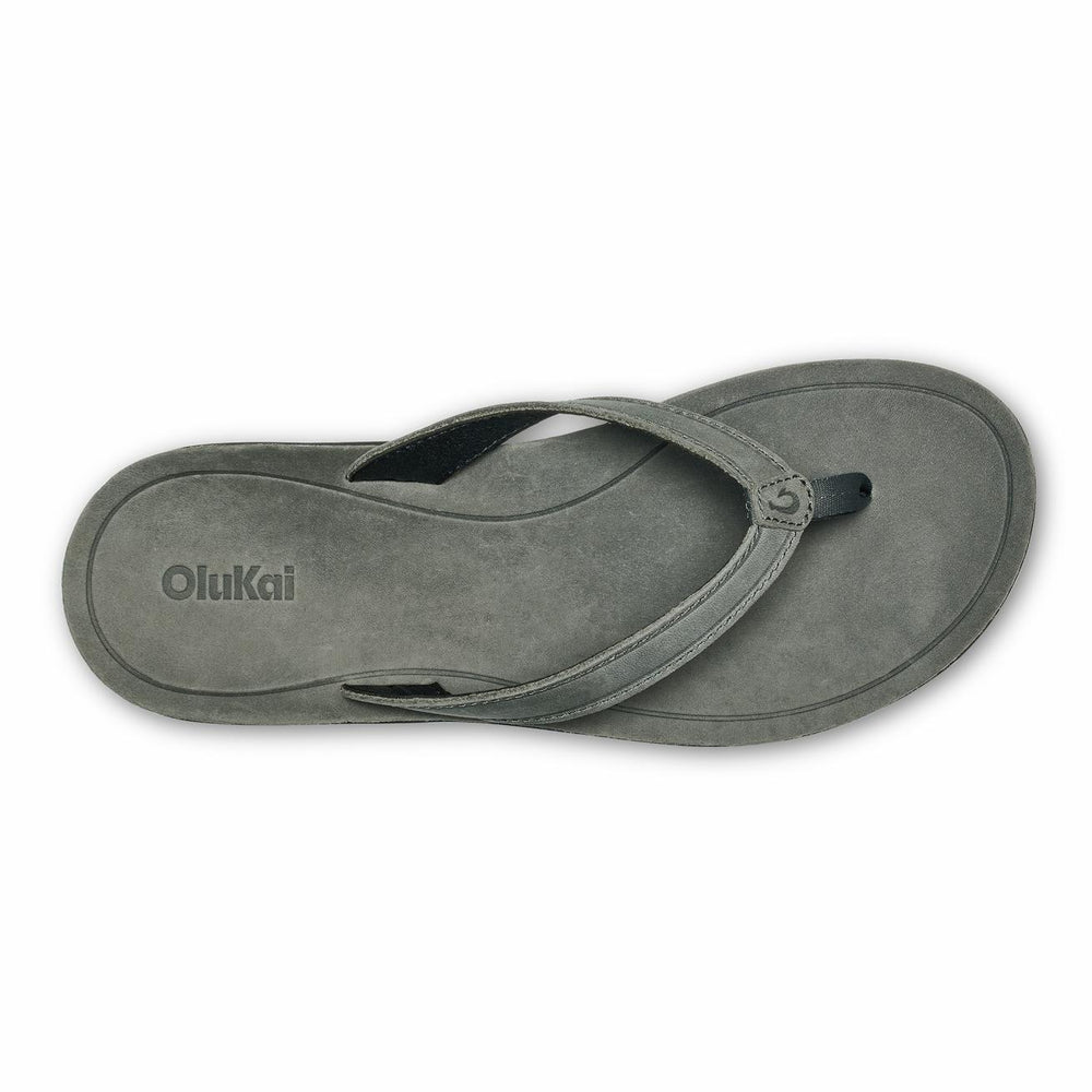 Olukai Southshore Waterproof Sandals - Rock | Women Leather