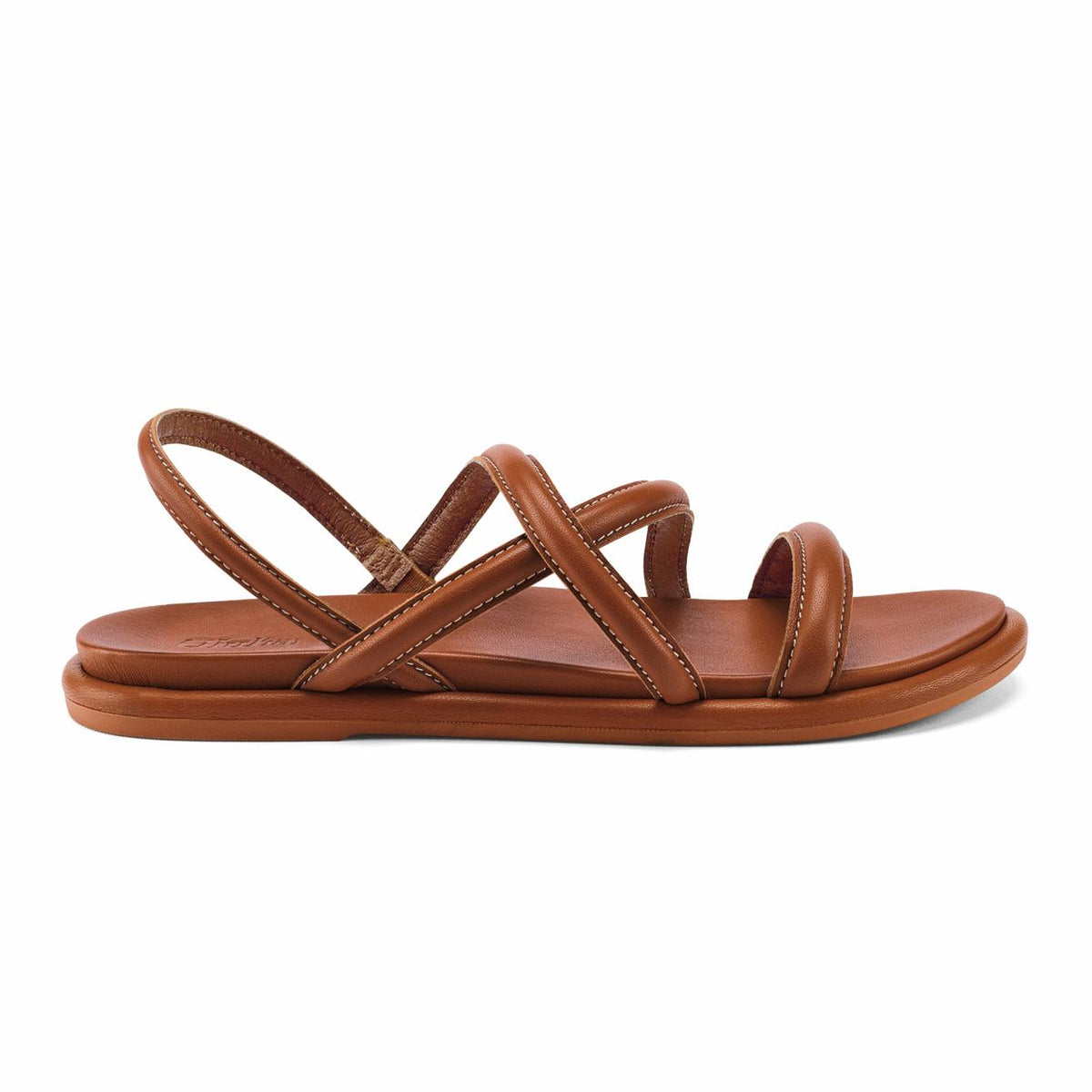 Olukai Tiare Strappy Leather Sandals - Fox | Women Leather