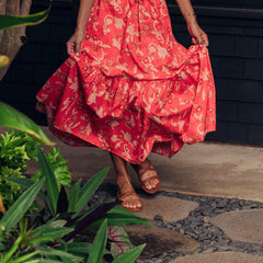 Olukai Tiare Strappy Leather Sandals - Fox | Women Leather