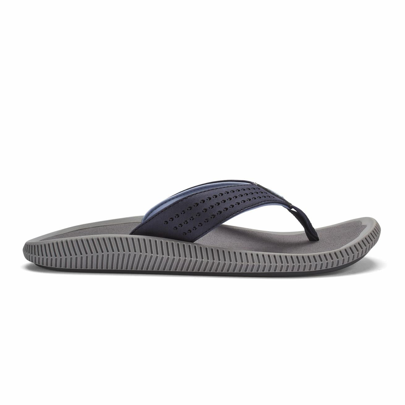 Olukai Ulele Beach Sandals - Blue Depth / Charcoal | Men Water-Friendly