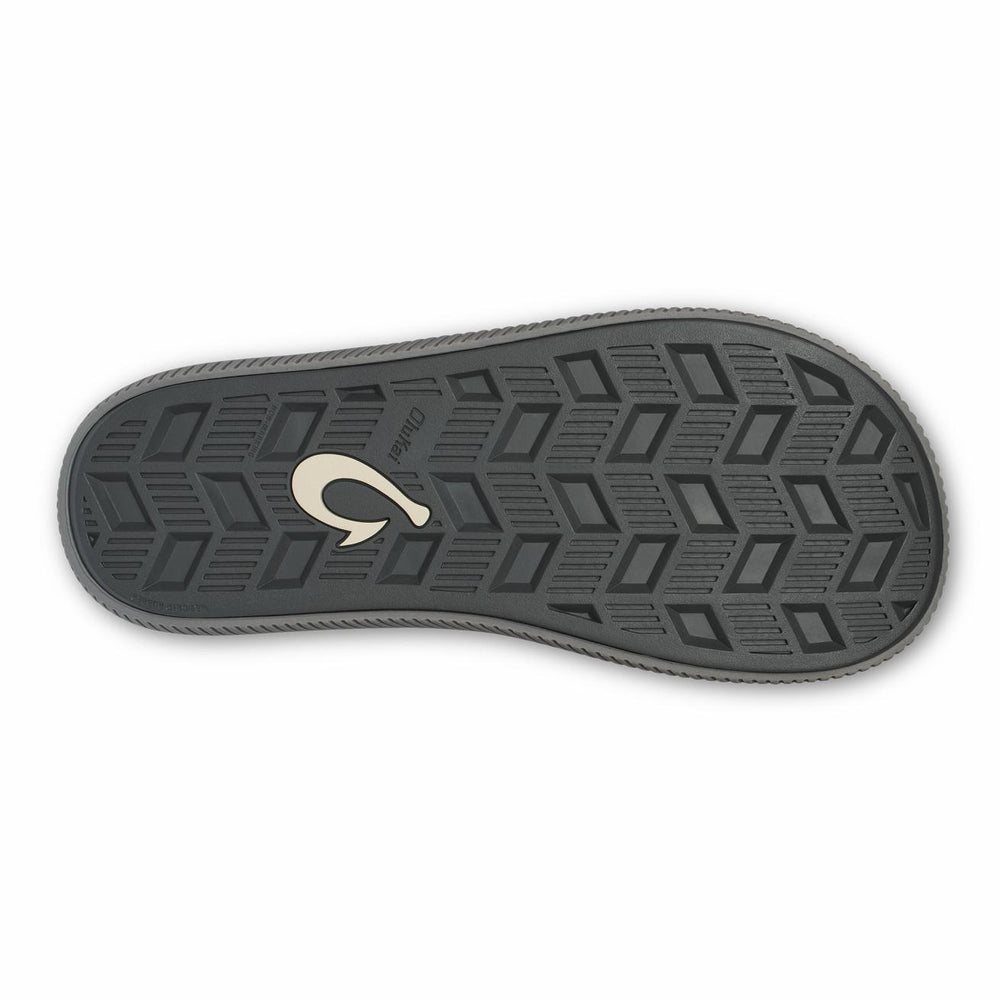 Olukai Ulele Beach Sandals - Blue Depth / Charcoal | Men Water-Friendly