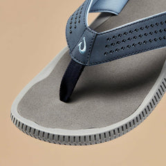 Olukai Ulele Beach Sandals - Blue Depth / Charcoal | Men Water-Friendly