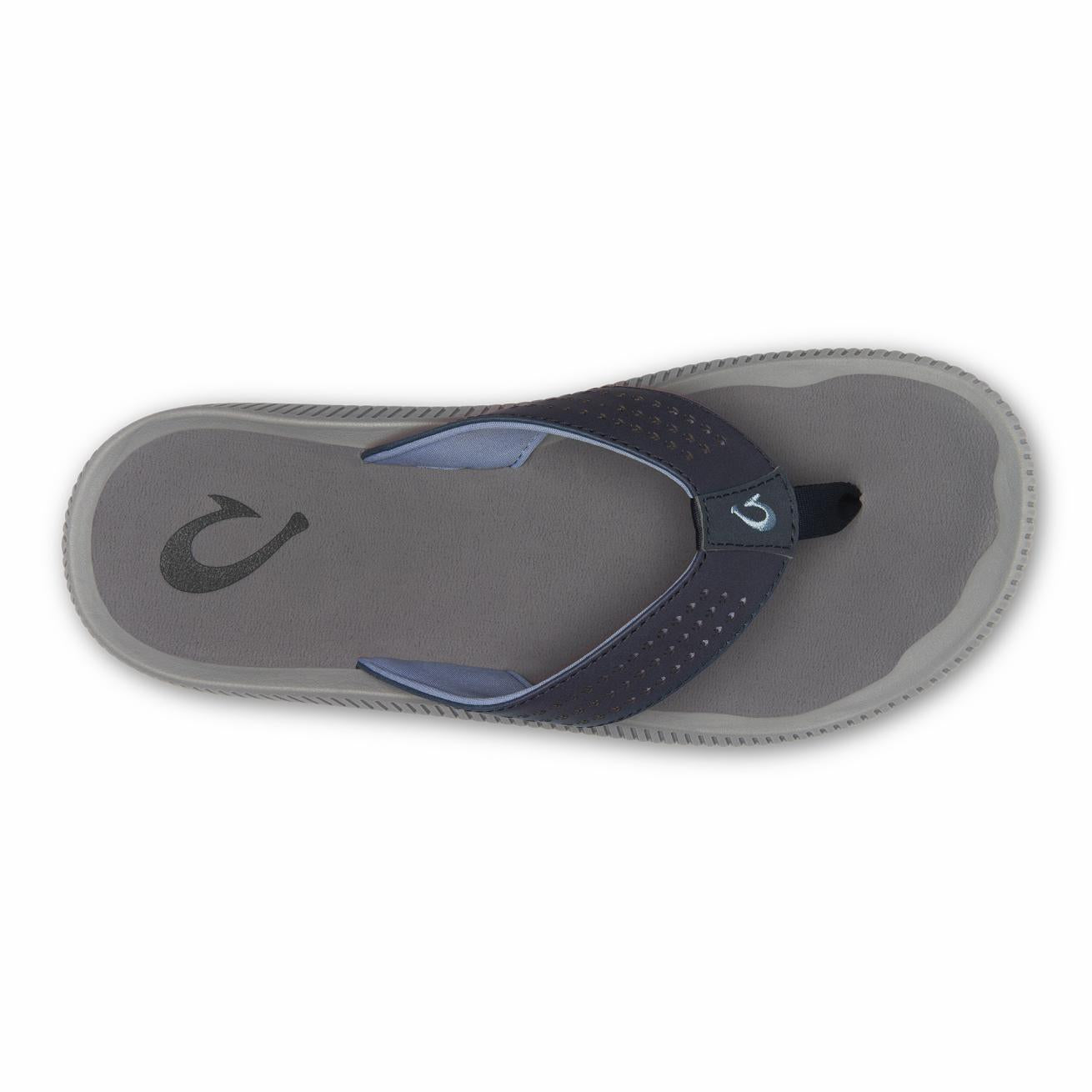 Olukai Ulele Beach Sandals - Blue Depth / Charcoal | Men Water-Friendly