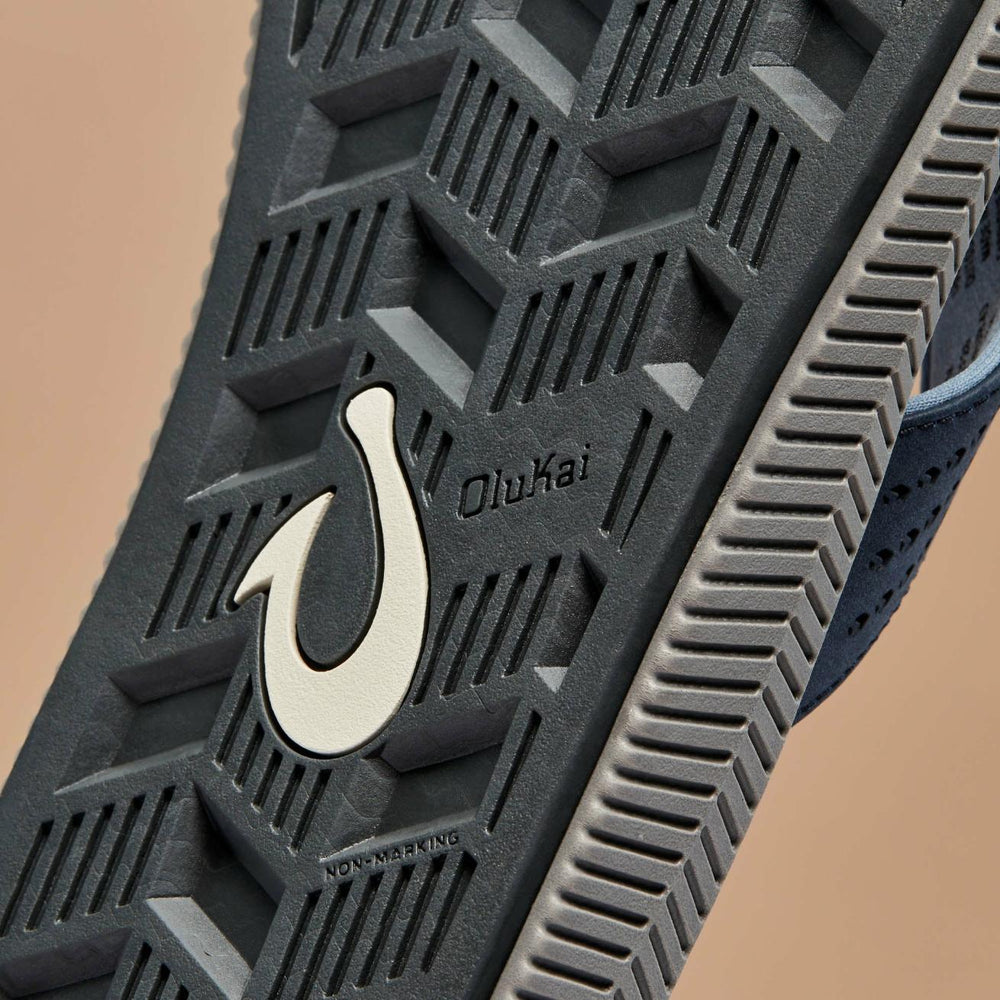 Olukai Ulele Beach Sandals - Blue Depth / Charcoal | Men Water-Friendly