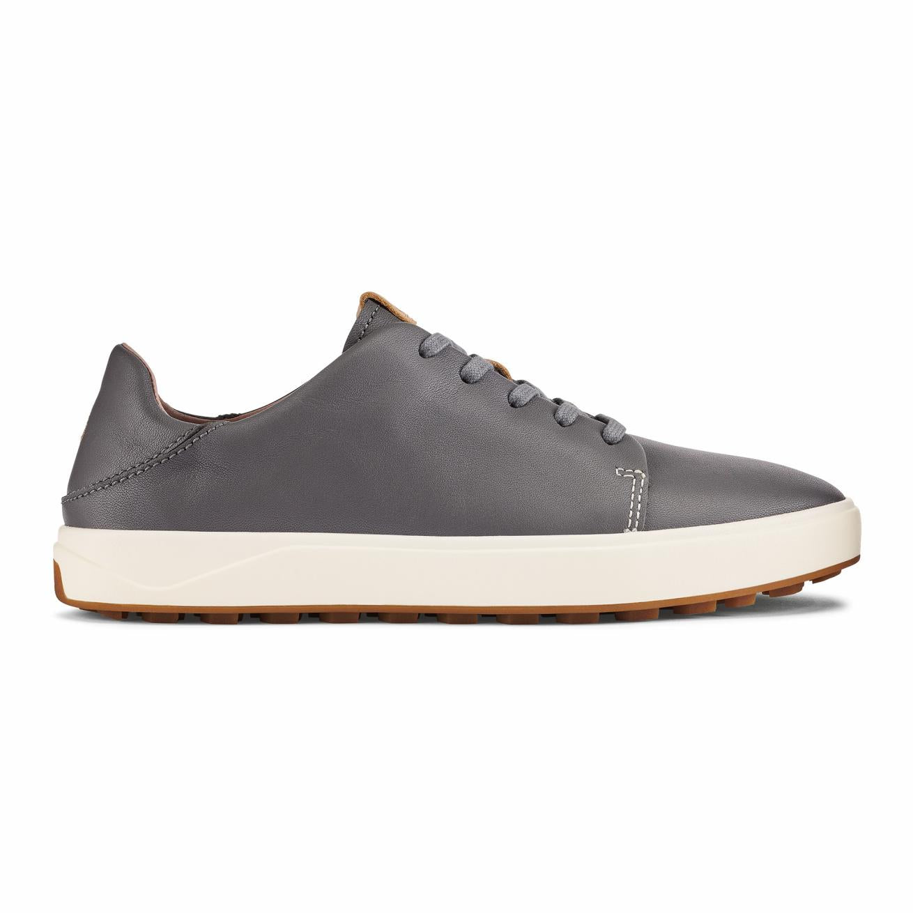 Olukai Wailea Waterproof Leather Golf Shoes - Stone | Women Golf