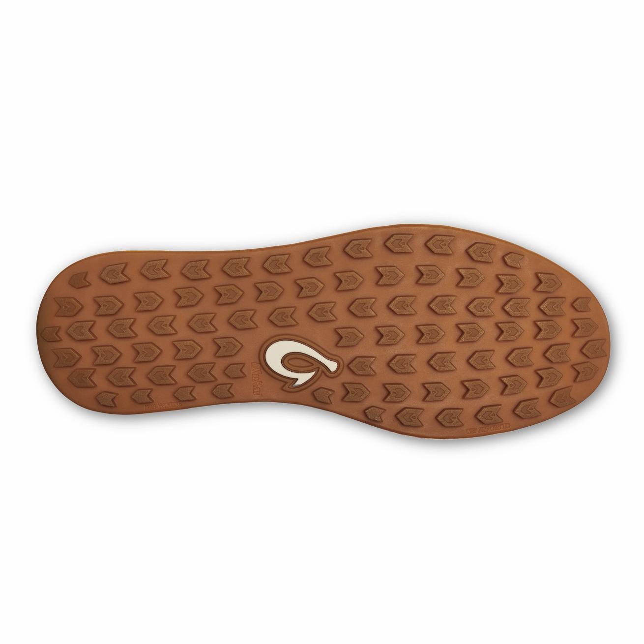 Olukai Wailea Waterproof Leather Golf Shoes - Stone | Women Golf