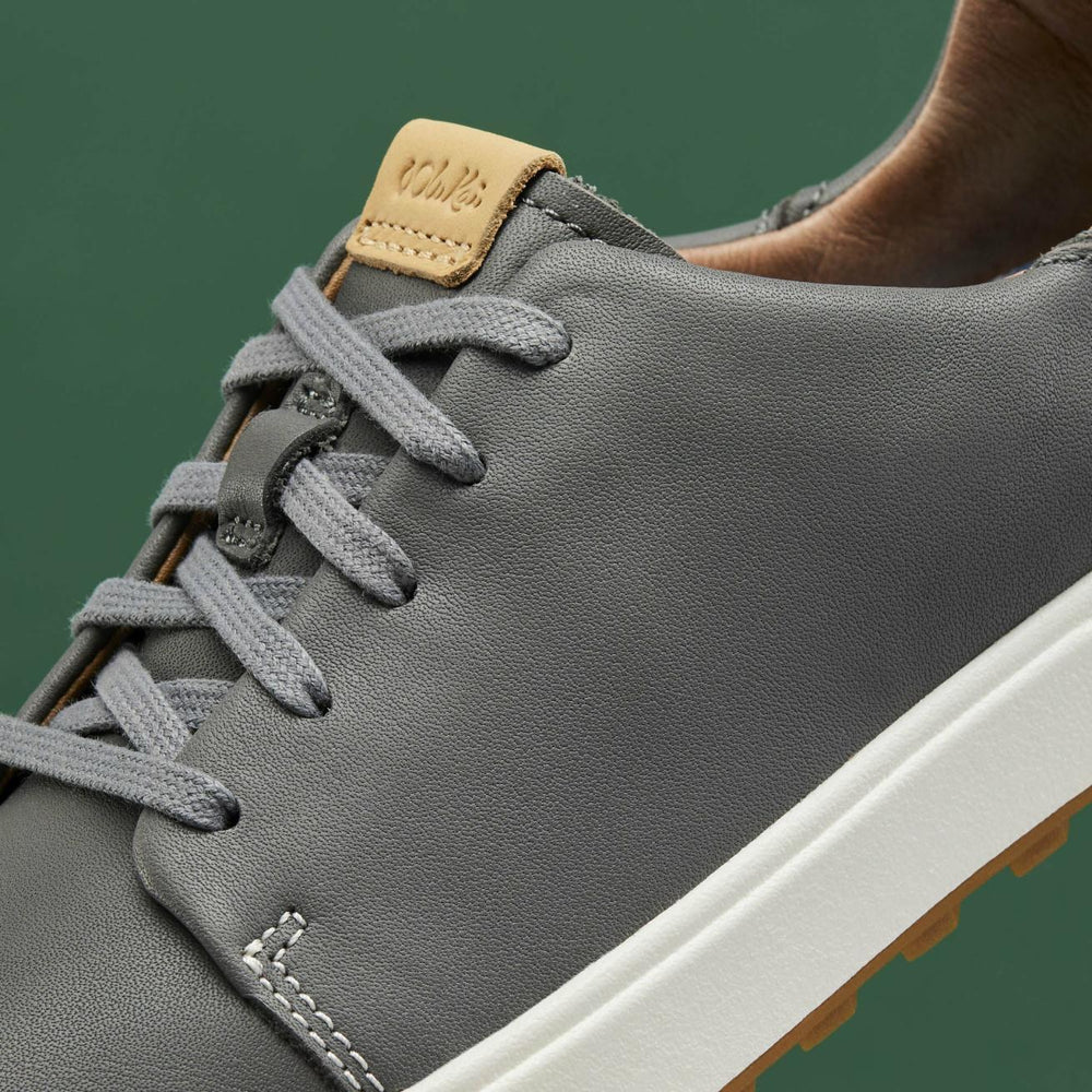 Olukai Wailea Waterproof Leather Golf Shoes - Stone | Women Golf