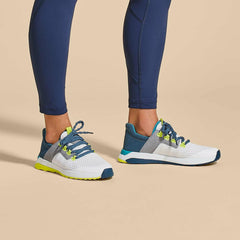 Olukai Wailuku Athletic Shoes - Bright White / Lagoon | Women Trainers